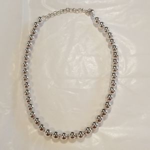RARE Silpada Sterling Silver Bead Ball Necklace
